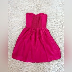 Pink Strapless Devlin Dress